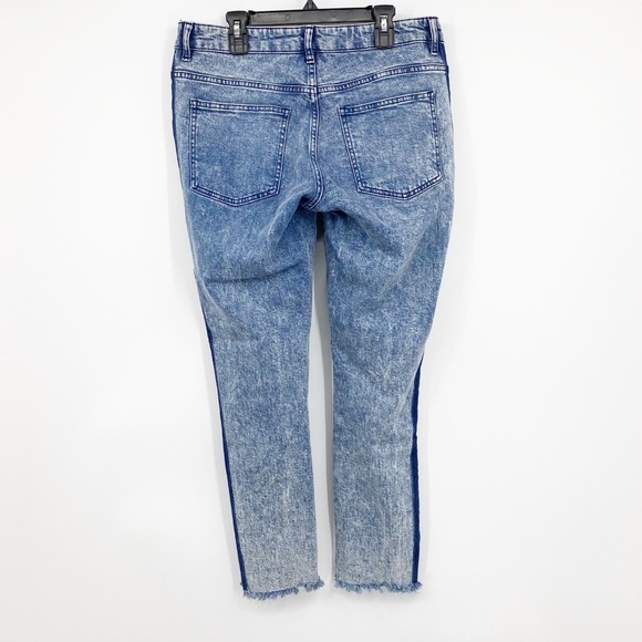 ASOS Two Tone Maternity Skinny Jeans Sz 6 - Picture 3 of 6